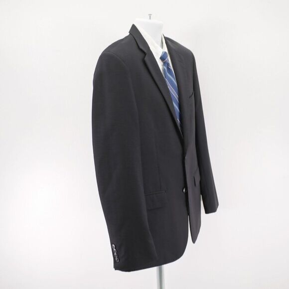 Pronto Uomo Wool Gray 2 Piece Suit 40R 36 / 33 Mid Rise Flat Front 2 Button Line - Picture 10 of 14